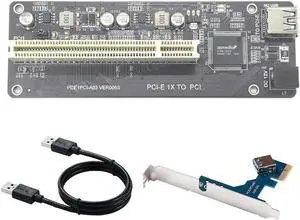 Aomoproing PCI-E to PCI Expansion Adapter Card ASM1083 Support Capture Card Sound Card Parallel Card Golden Tax Card Aomoproing PCI-E to PCI Expansion Adapter Card ASM1083 Support Capture Card Sound Card Parallel Card Golden Tax Card