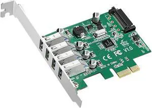 Aomoproing FOR Pci-e to usb3.0 hub 4 ports usb to pci-e expansion card adapter Converter upd720201 chip Aomoproing FOR Pci-e to usb3.0 hub 4 ports usb to pci-e expansion card adapter Converter upd720201 chip