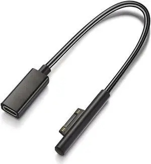 Aomoproing Surface Connect to USB-C Charging Cable Compatible for Surface Pro7 Go2 Pro6 5/4/3 Laptop1/2/3 & Surface Book