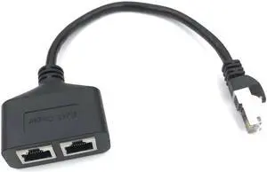 Aomoproing FOR RJ45 network cable splitter for 7 Type 1 point 2 adapter network extender CAT6/CAT5 RJ45 simultaneous Internet IPTV broadband