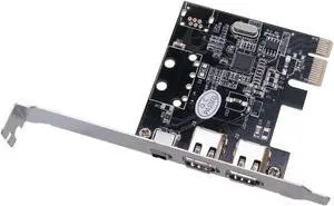 Aomoproing FOR PCI-E 1X to 1394 Card 3 Port DV HD Video Capture Card pcie to 1394a 1394b 6pin VT6315N