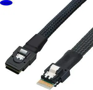 Aomoproing FOR MINI SAS SFF-8087 to SAS SFF-8654 4I High-Speed Server Connection Cable Aomoproing FOR MINI SAS SFF-8087 to SAS SFF-8654 4I High-Speed Server Connection Cable