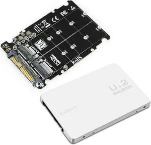 Aomoproing FOR Dual protocol M.2 NVMe NGFF SSD to U.2 SFF-8639 Adapter for Faster Data Access
