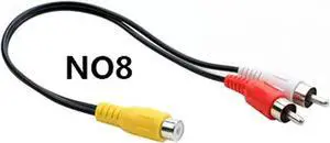 Aomoproing FOR 1pcs 3.5mm Male Female Plug Stereo Adapter RCA mm Mono Stereo Plug to 2 RCA Connector for PC Phone M Aomoproing FOR 1pcs 3.5mm Male Female Plug Stereo Adapter RCA mm Mono Stereo Plug to 2 RCA Connector for PC Phone M