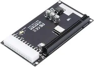 Aomoproing FOR For Mainboard Graphics Card 4x SFF-8612 SFF-8611 to PCIE PCI-Express 16x for Adapter with ATX 24pin Power Port