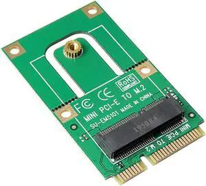 Aomoproing NGFF to Mini PCI-E to M2 Adapter Converter Expansion Card M2 Key NGFF E Interface for M2 Wireless Bluetooth Module