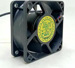 Aomoproing FOR 6025 12V Fan 6cm Computer Server CPU Cabinet Power Supply PWM Fan D60BV-12