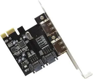 Aomoproing FOR PCI-E to 4 Ports SATA 3.0 ESATA PCIE SATA3 6Gbps Expansion Card PCI-E for Adapter