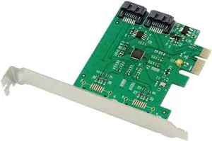 Aomoproing PCIe to 2 port SATA 3.0 expansion card 2-SATA 6Gbps expansion card 88SE9170 chipset dual sata3.0 to pci-e gen3