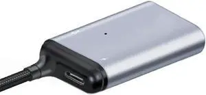 Aomoproing FOR USB-C Type C to VGA RGB Converter HDTV for Adapter 60hz 1080p with Female PD