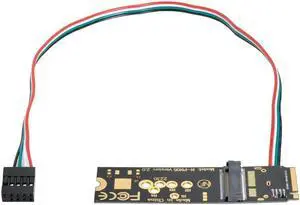 Aomoproing FOR NGFF A/E-Key WiFi Card to M.2 NGFF Key-M NVME SSD for Adapter for AX200 Wifi 6 5.1