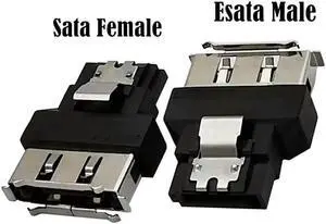 Aomoproing FOR Sata To E-sata Adapter With Iron Buckle Esata Sata Female Adapter With Clip Buckle