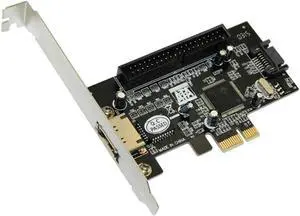 Aomoproing Combo SATAII +IDE PCI-Express RAID Controller Card 1Port IDE and 1port sata Card for PC/desktop laptop