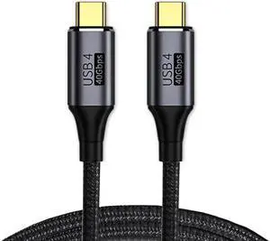 Aomoproing FOR Compatible with TB3/4 and 8K 60Hz 5K 60Hz USB4.0 USB4 Cable 40Gbps with 100W Charging