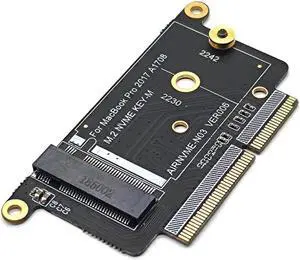 Aomoproing A1708 SSD Adapter NVMe PCI Express PCIE to NGFF M2 SSD Adapter Card M.2 SSD for Macbook Pro Retina 13" A1708 2016 2017