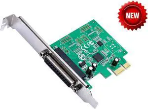 Aomoproing PCIE Printer DB25 Parallel Port LPT to PCI-E PCI Express Card Adapter Converter AX99100 Chipset Win8 Win10 Android IEEE 1284