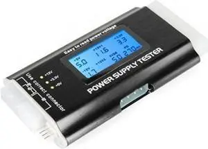 Aomoproing FOR 20 24 Pin PC ITX ATX BTX SATA LCD Computer Current Power Supply Voltage Tester
