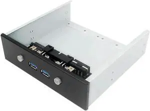 Aomoproing 5.25 Optical Drive with 2 Channel HDD Power Control Switch and 2 USB3.0 connector for Desktop PC