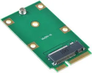 Aomoproing B key M.2 NGFF SSD to Mini PCI-E MSATA Adapter Card Replacement Converter