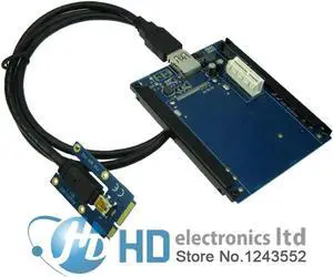 Aomoproing Mini PCIe To PCI-e slots adapter PCI express 1x riser card supports Sound Card Network card graphics card