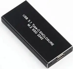 Aomoproing FOR Hdd Enclosure USB 3.1 Type-C USB-C to NGFF M.2 B Key SSD 2242 Adapter Card Enclosure Aomoproing FOR Hdd Enclosure USB 3.1 Type-C USB-C to NGFF M.2 B Key SSD 2242 Adapter Card Enclosure