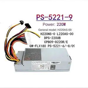 Aomoproing FOR 220W PSU ITX Chassis Power Supply For PE-5221-08 AF PS-5221-9 L220AS-00 H220AS-00 H220NS-01 115V-230V/50Hz-60Hz