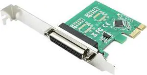 Aomoproing FOR Printer DB25 Parallel Port LPT to PCI-E PCI Express Card Adapter Converter WCH382