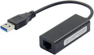 Aomoproing USB3.0 to 10/100/1000Mbps Network Card Lan RJ45 Port Gigabit Network Adapter AX88179 Chipset USB 3.0