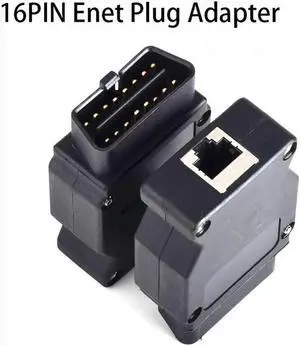 Aomoproing FOR Enet Plug OBD Adapter for F Series OBDII Interface ICOM Coded OBDII OBD2 Connector OBD2 16Pin Adapter Interface