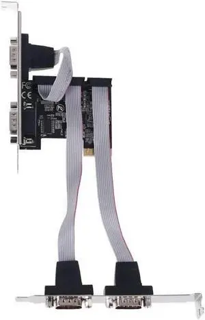Aomoproing FOR PCIe 4 Ports Serial Add on Card Multi RS232 DB9 COM Expansion Adapter Converter 99100 set