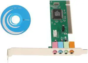 Aomoproing Classic Pci Sound Card 4 Audio Adlib Encoding Basic Sound Card Desktop Pci Sound Card