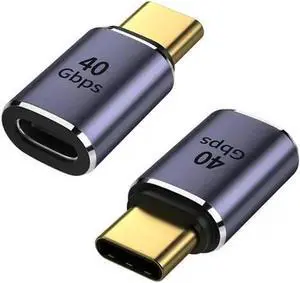 Aomoproing FOR 100W Metal USB 4.0 Type C Adapter OTG 40Gbps Fast Data Transfer Tablet USB-C Charging Converter For Phone Air Pro Laptop