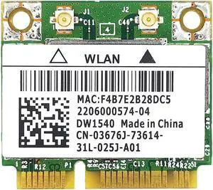 Aomoproing for Broadcom BCM943228 DW1540 2.4G/5G Dual Frequency MINI PCIE 300Mbps 802.11A/B/G/N Built-in Wireless Network Card Aomoproing for Broadcom BCM943228 DW1540 2.4G/5G Dual Frequency MINI PCIE 300Mbps 802.11A/B/G/N Built-in Wireless Network Card