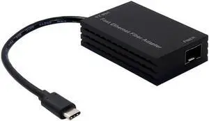 Aomoproing TYPE-C USB2.0c Fast ethernet fiber adapter sfp AISX AX88772C USB c to Single Optical Port SFP Optical Fiber LC