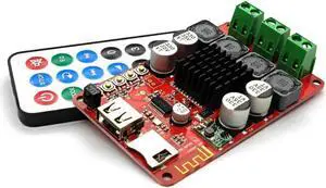 Aomoproing FOR 3116 50W*2 Digital Audio Amplifier Board TF Card U Disk Player FM Radio with Remote Contro