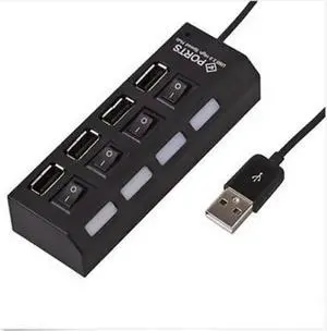 Aomoproing FOR USB 4 Port High Speed USB 2.0 External Multi Hub Expansion LED Switch PC Aomoproing FOR USB 4 Port High Speed USB 2.0 External Multi Hub Expansion LED Switch PC