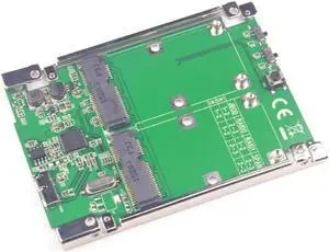Aomoproing USB 3.1 to 2 mSATA SSD Raid controller card Converter with cable