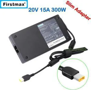 Aomoproing 20V 15A 300W Charger for Gaming Legion 5 15ARH7H 5-17ACH6H 5-17ITH6H 7 16ARHA7 16IAX7 SA10R16956 Laptop AC Adapter