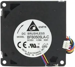 Aomoproing BFB0505LA-C 50mm fan 5V 0.09A 5010 side turbine blower cooling fan for delta Aomoproing BFB0505LA-C 50mm fan 5V 0.09A 5010 side turbine blower cooling fan for delta