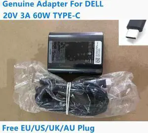 Aomoproing 20V 3A 60W Type-C USB LA60NM200 DA60NM200 AC Adapter For DELL 5V 3A 9V 3A 15V 3A 20V 3A Laptop Charger Power Supply