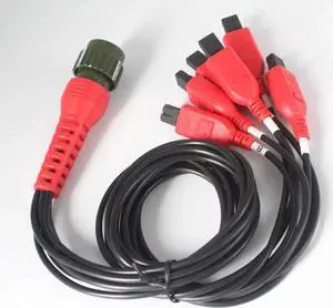 Aomoproing Car diagnostic tool Pulse Cable for INJ-8B Ultrasonic Fuel Injector Cleaning Machine 6PIN TO 14PIN fuel injector cable