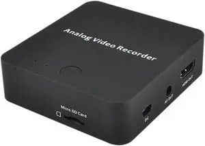 Aomoproing Analog Video Recorder AV Capture Video Tapes Transfers to Digital Format VHS to Digital Converter for Hi8,DVD,VCR