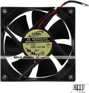 Aomoproing ADDA AD0824UB-A70GL 8025 DC24v 80 * 80 * 25mm Cooling Fan Radiator Fan