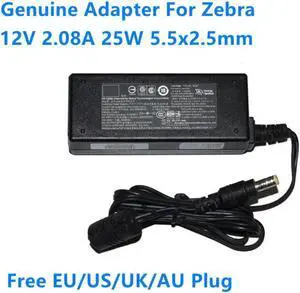 Aomoproing 12V 2.08A 25W 5.5x2.5mm FSP025-DYAA3 P1029871 AC Switching Power Adapter For Zebra Printer Power Supply Charger