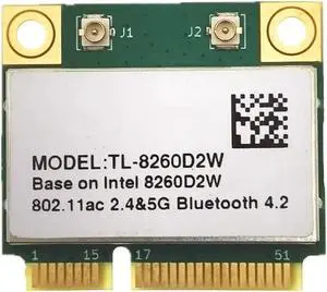 Aomoproing Wireless-AC 8260 8260HMW 8260AC Mini PCI-e 2.4g 5g WI-FI for Intel 8260 802.11a/b/g/n/ac+Bluetooth 4.2 867Mbps wifi network card