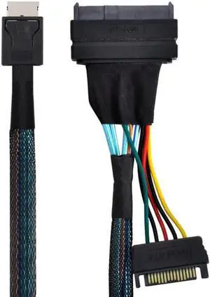 Aomoproing NGFF Oculink SFF-8611 to U.2 U.3 SFF-8639 PCIe PCI-ExpressNVME SSD Cable for Mainboard SSD