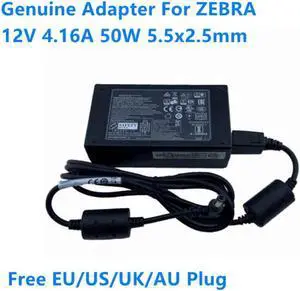 Aomoproing 12V 4.16A 50W SAWA-56-41612A PWR-BGA12V50W0WW Power Supply AC Adapter For ZEBRA MC55A0 MC3190 MC9190 Printer Charger