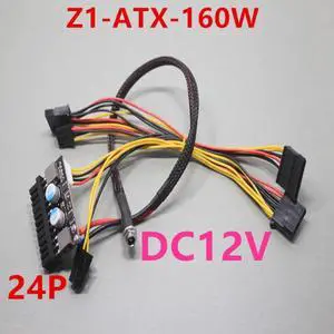 Aomoproing PSU Board For PICO-BOX DC-ATX DC12V ITX 24P High Power Direct Insertion Rated 120W Peak 160W For Z1-ATX-160W