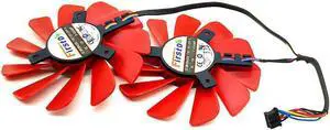 Aomoproing 85MM FDC10U12S9-C 0.45AMP 4Pin Cooler Fan Replacement For XFX RX 560D RX 570 RX 580 RX Vega Graphics Video Card Cooling Fans