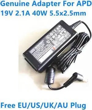 Aomoproing 19V 2.1A 40W 5.5x2.5mm DA-40B19 DA-40A19 AC Adapter For APD Monitor Power Supply Charger